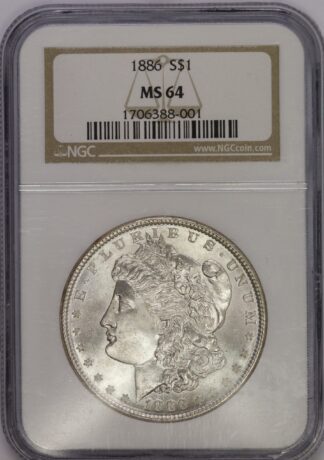 1886 Morgan Dollar NGC MS64 *1706388-001
