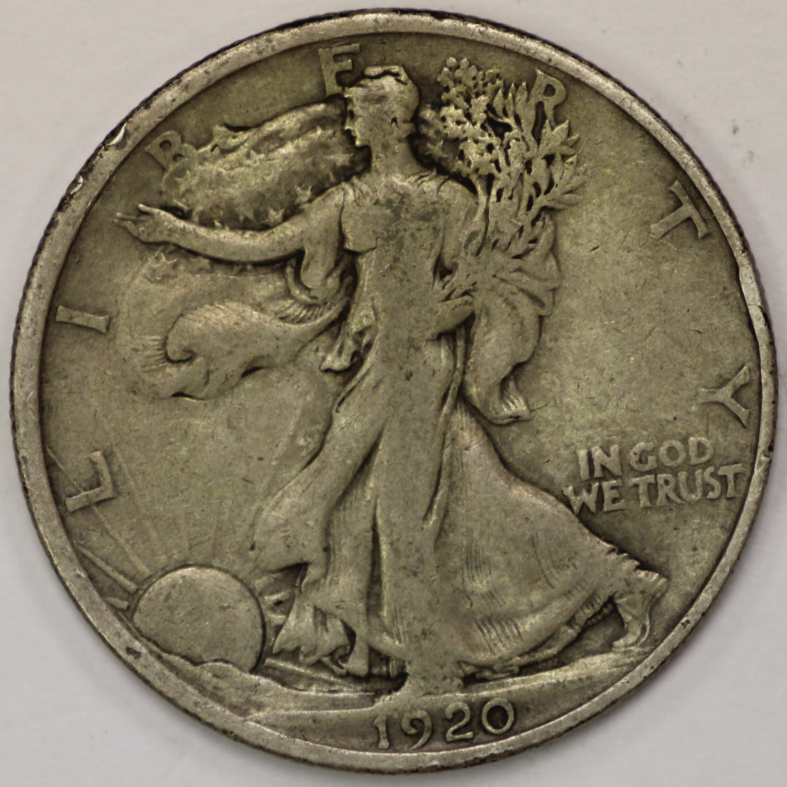 Auction - 1920 Walking Half Dollar