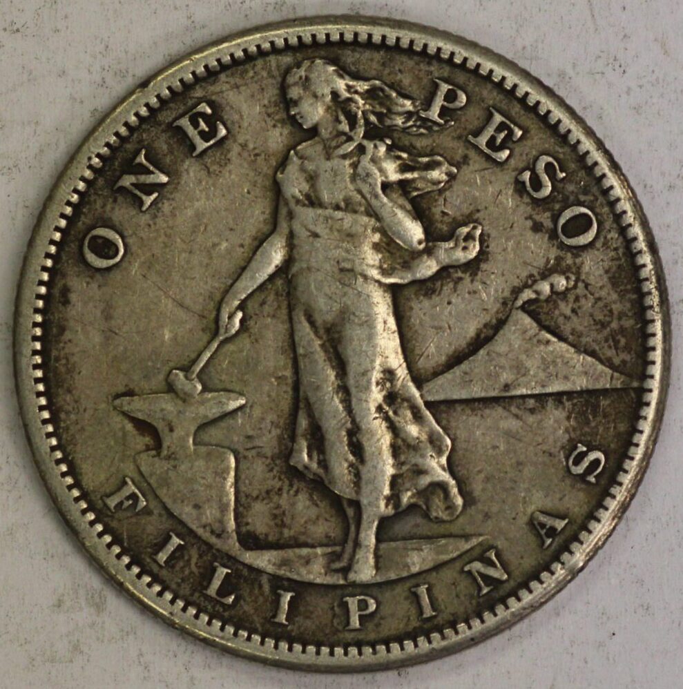 AUCTION- 1907-S Philippine Silver Peso