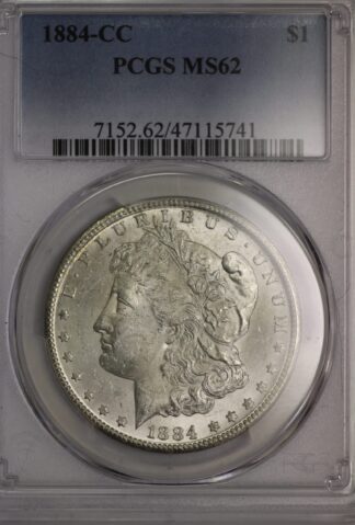 1884-CC Morgan Dollar PCGS MS62