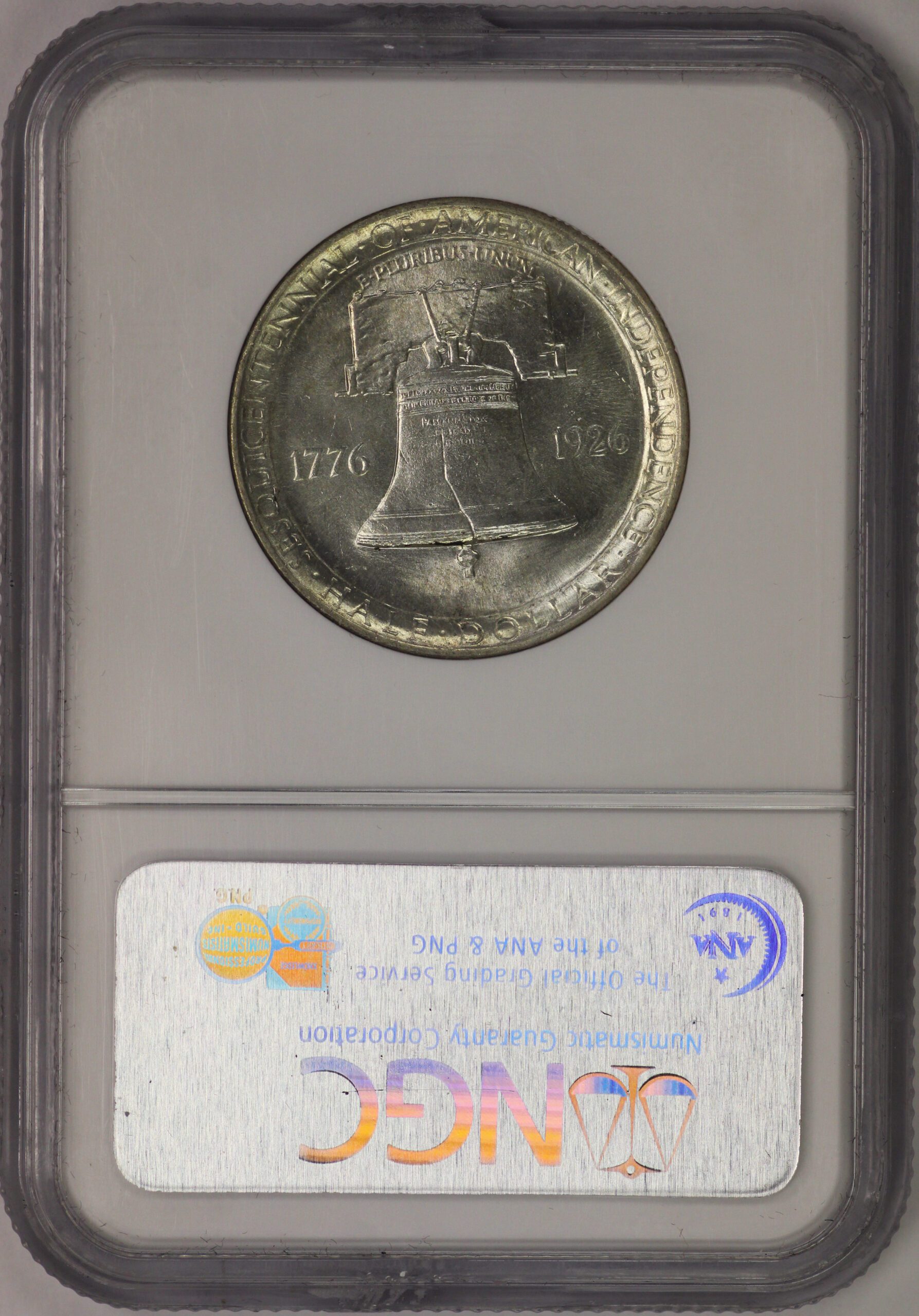 1926 Sesquicentennial of American Independence Commemorative Silver Half NGC MS64 CAC - Image 2