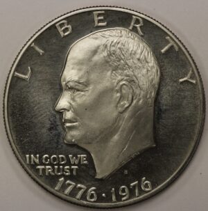 Auction - 1776 - 1976 Clad Eisenhower Dollar Proof