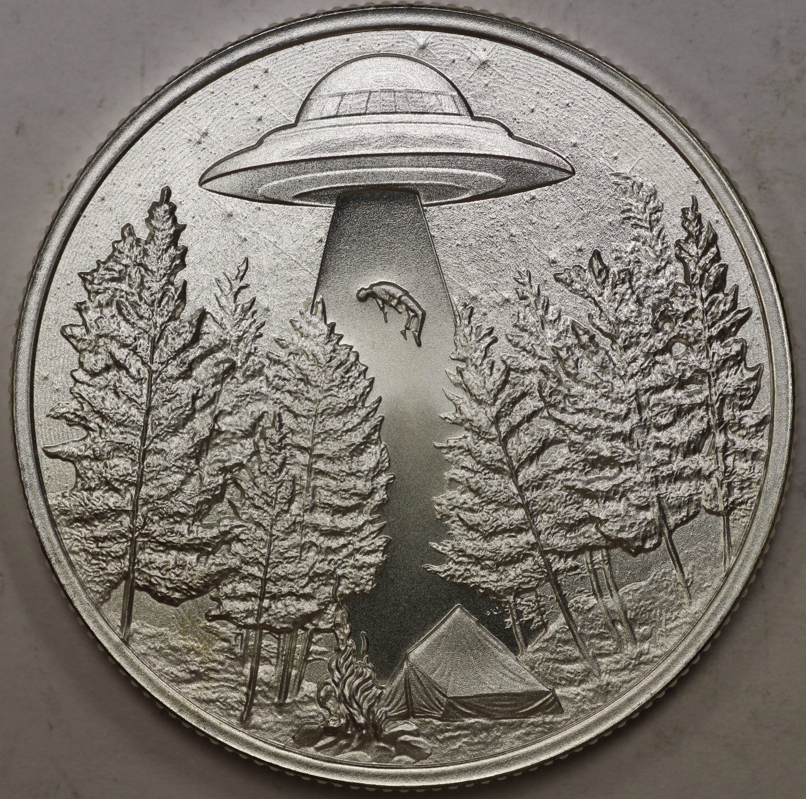 Auction – 2023 Intanglio Mint UFO Abduction Design 1 oz .999