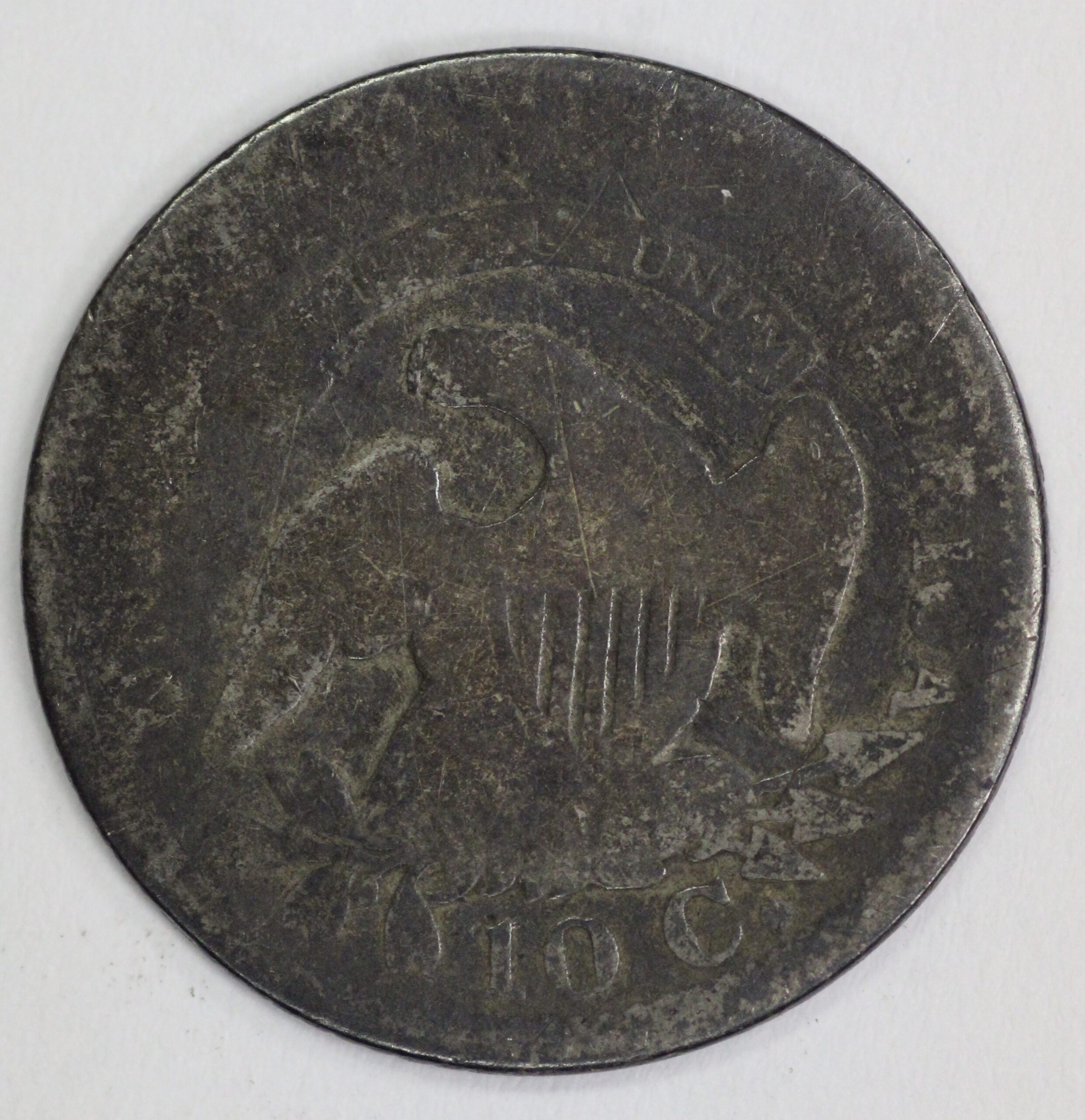 Auction - 1821 Capped Bust Dime With Issues - Image 2