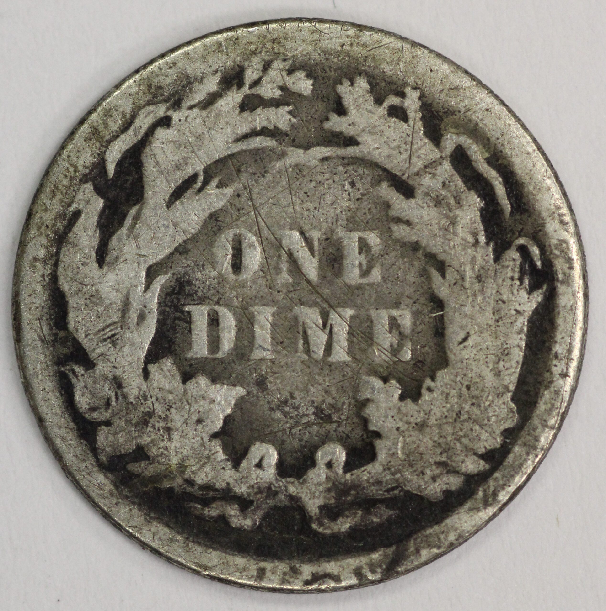 Auction - 1887 Seated Liberty Dime Scratches - Image 2