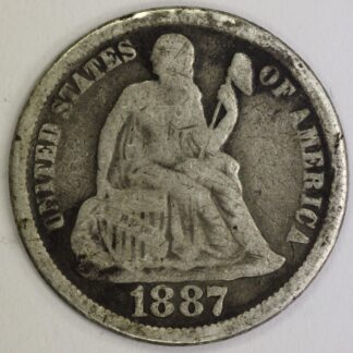 Auction - 1887 Seated Liberty Dime Scratches