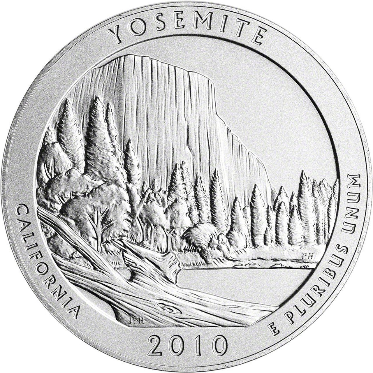 2010 America The Beautiful Yosemite National Park California 5 Ounce OGP