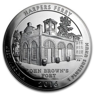 2016 America The Beautiful Harpers Ferry National Historic Park West Virginia 5 Ounce OGP