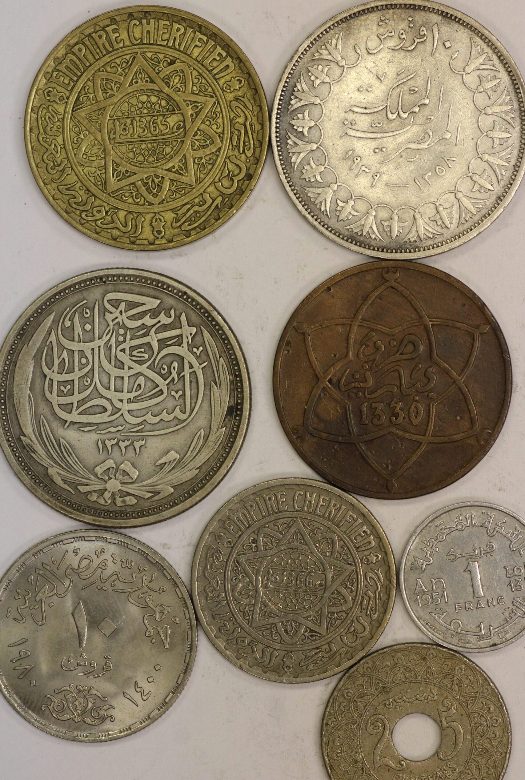 Eight Morocco \u0026 Egypt Coins Two Are Silver All Are Very Cool – Portsmouth  Coin \u0026 Currency Co, image size:1706x2534