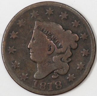 Auction - 1818 Coronet Large Cent