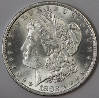 1882 CC Morgan Dollar Brilliant Uncirculated MS62
