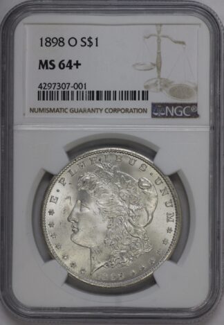1898 O Morgan Dollar MS64+ Plus NGC