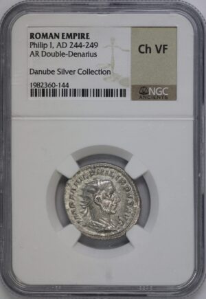 Auction - 244-249 AD Phillip I Roman Empire AR Double-Denarius Ch VF NGC