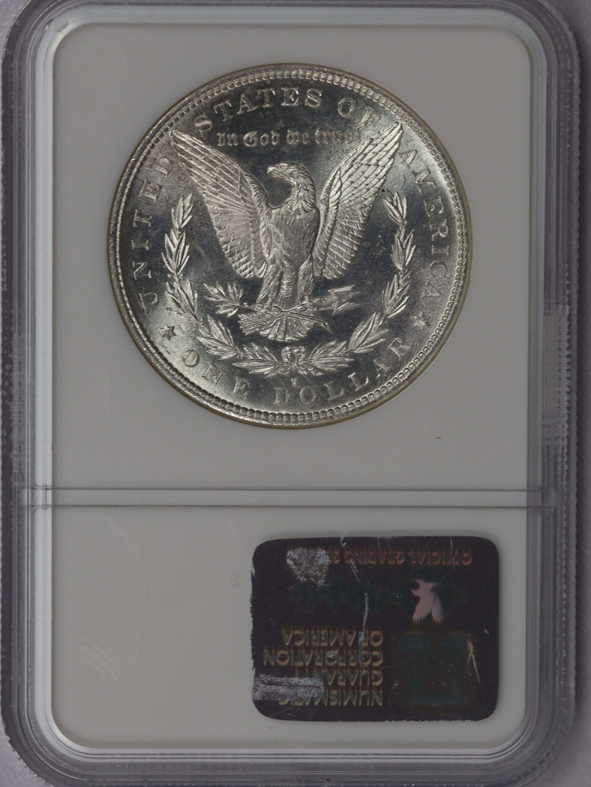 1882 S Morgan Dollar NGC MS66 363599-002 - Image 2