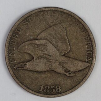 Auction - 1858 Flying Eagle Cent - Large Letters Variety