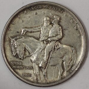 Auction - 1925 Stone Mountain Half Dollar Silver Commemorative