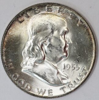 Auction - 1955 Franklin Half Dollar Bugs Bunny Variety UNC