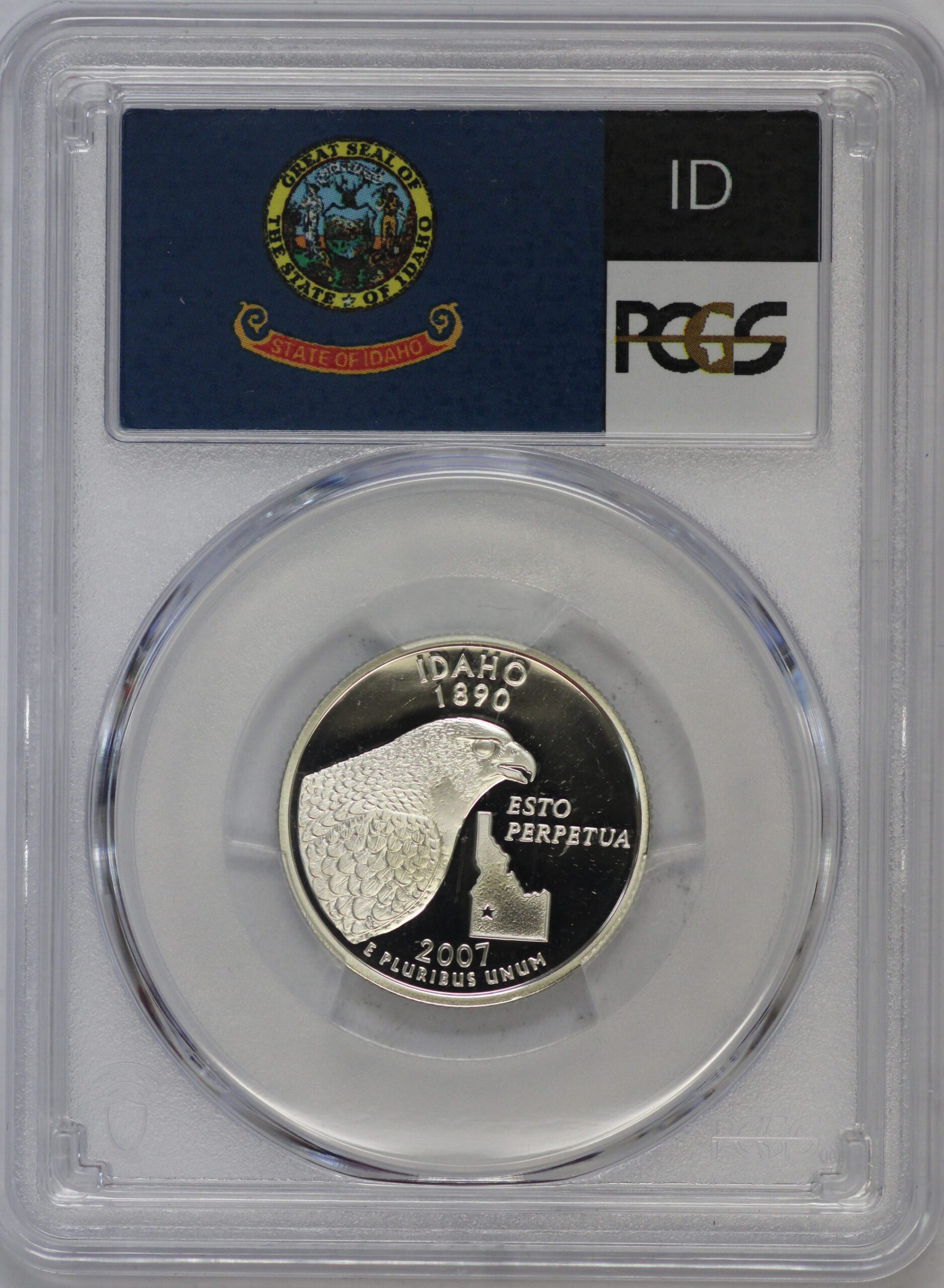 2007 D Idaho State Quarter – Uncirculated From US Mint Roll – Denver Mint - View #2