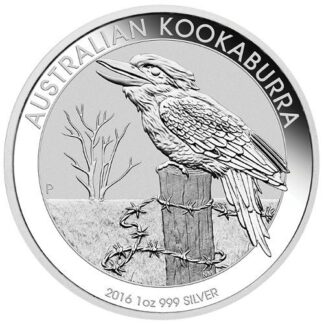 2016 Australian Kookaburra 1 oz Fine Silver