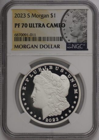 2023 S Morgan Dollar PF70 Ultra Cameo NGC
