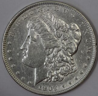 Auction - 1903 Morgan Dollar AU Harshly Cleaned