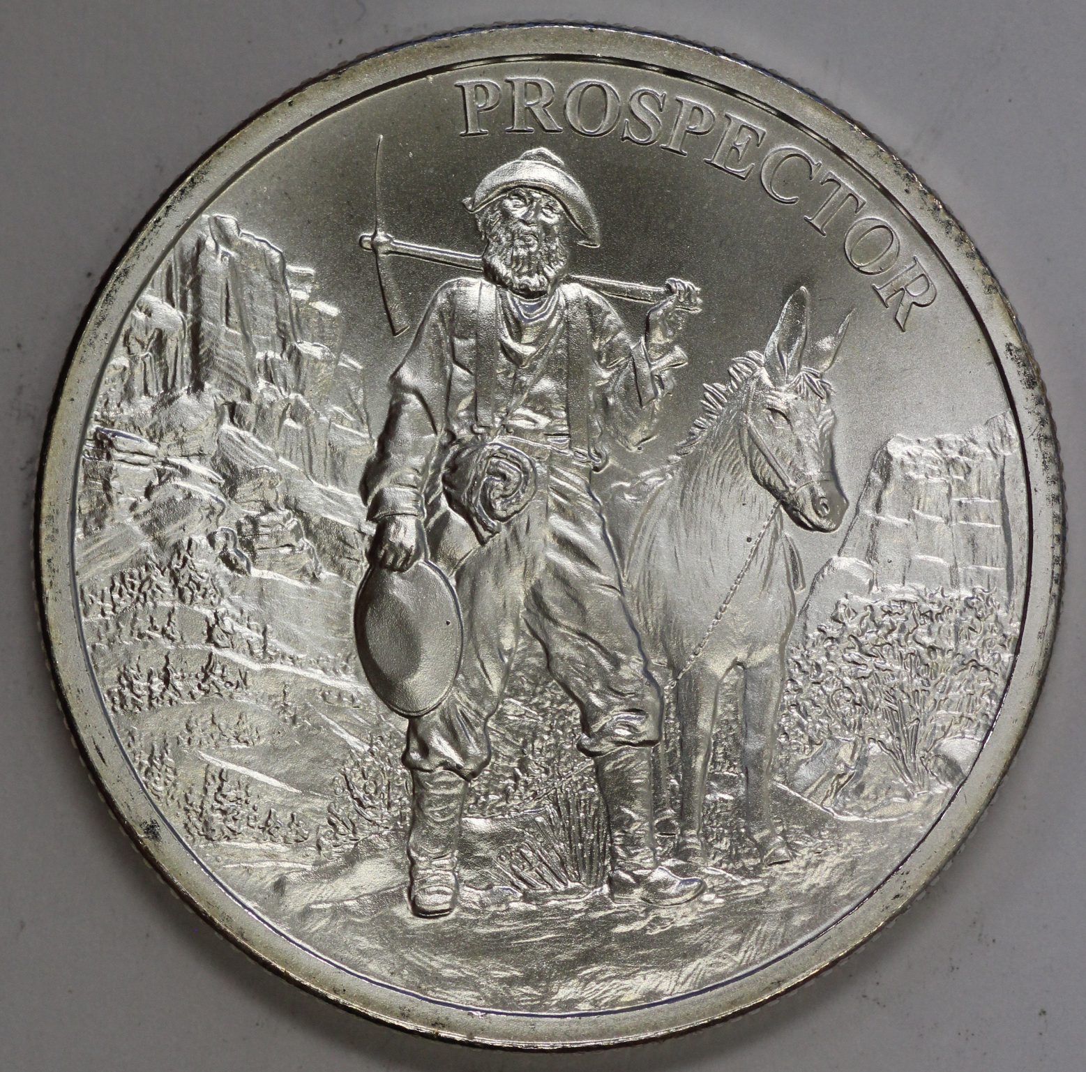 Auction - Prospector Round .999 1 oz Silver
