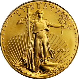 2001 $5 Gold Eagle 1/10th oz