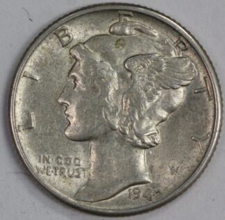 AUCTION- 1940 Mercury Dime XF-AU