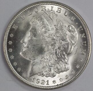 AUCTION- 1921 Morgan Silver Dollar Uncirculated