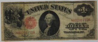 AUCTION- Series of 1917 One Dollar Legal Tender Note Has Been Torn & Taped