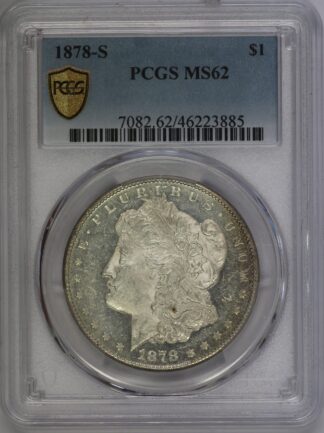 1878 S Morgan Dollar MS62 PCGS