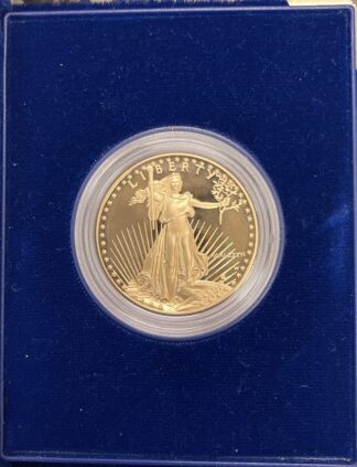 1986 W $50 Gold Eagle 1 oz Proof In OGP
