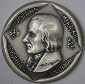 Auction - (1816) Indiana Bicentennial Silver Medal 5 Troy Ounces .999 Fine Silver