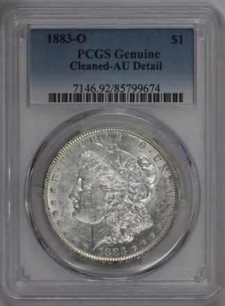 Auction - 1883 O Morgan Dollar Cleaned AU PCGS