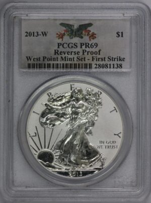 Auction - 2013 W Reverse Proof Silver Eagle PCGS PR69