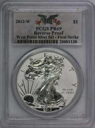 Auction - 2013 W Reverse Proof Silver Eagle PCGS PR69