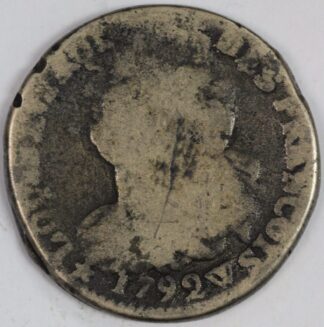 AUCTION- 1792-W France 2 Sols Louis XVI Bronze
