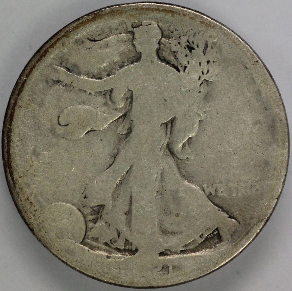 1921 D Walking Liberty Half Dollar - AG - Key Date