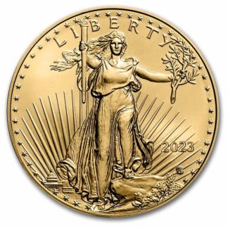 Random Date $10 American Gold Eagle 1/4th OZ Fine Gold BU