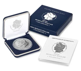 (1) 2024 Morgan Dollar Philadelphia Mint UNC In OGP