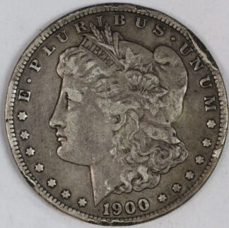 AUCTION- 1900-S Morgan Dollar Circulated With LOTS of Rim Dings