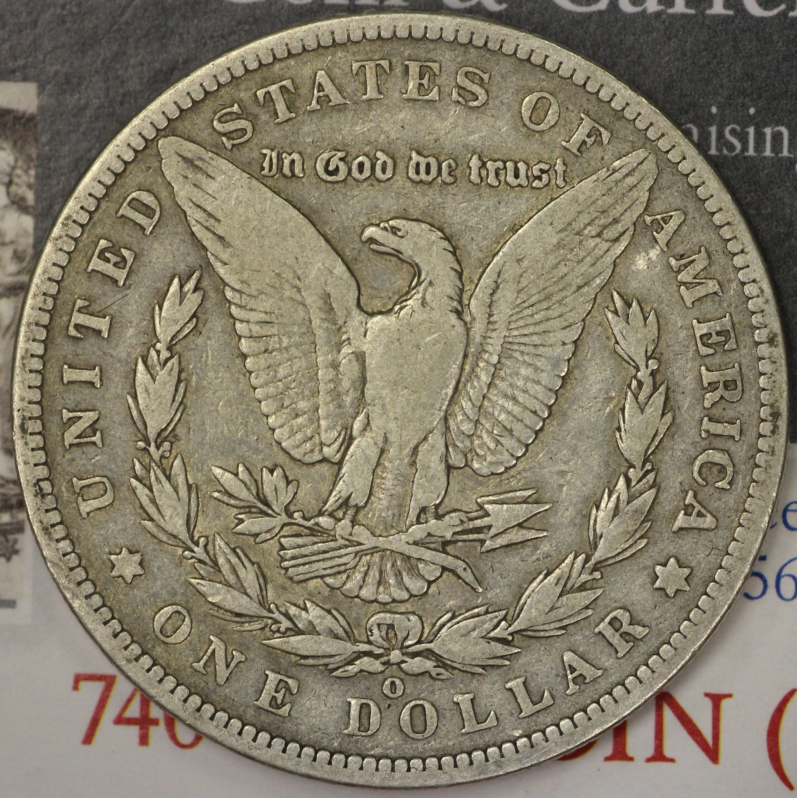 Auction - 1889 O Morgan Dollar Scratches - Image 2