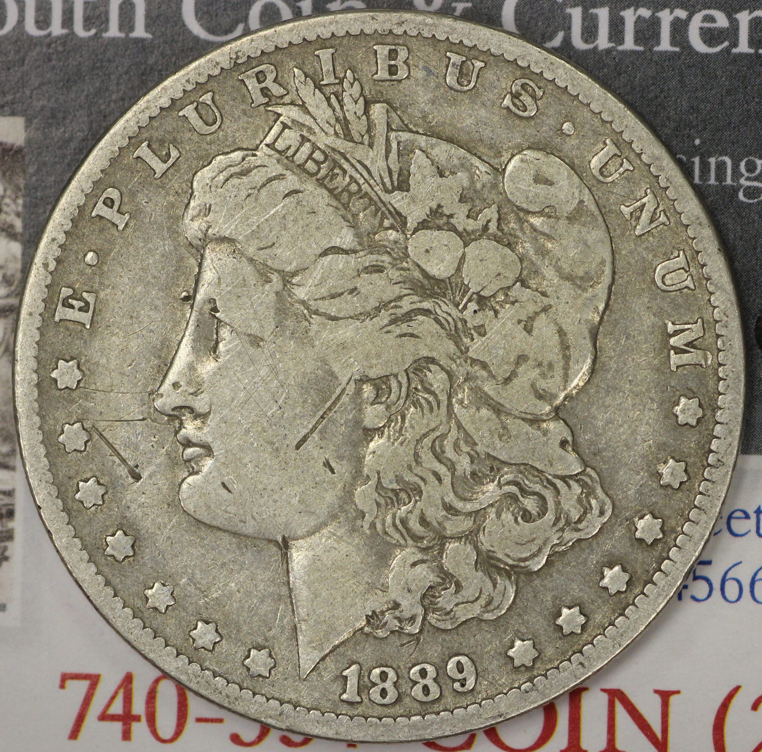 Auction - 1889 O Morgan Dollar Scratches