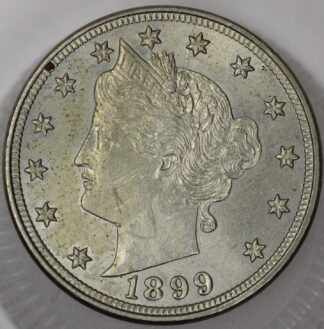 Auction - 1899 Liberty V Nickel UNC Scratched
