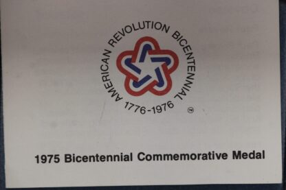 Auction – 1975 Bicentennial Sterling Silver Medal – Commemorating