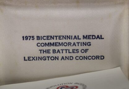Auction – 1975 Bicentennial Sterling Silver Medal – Commemorating