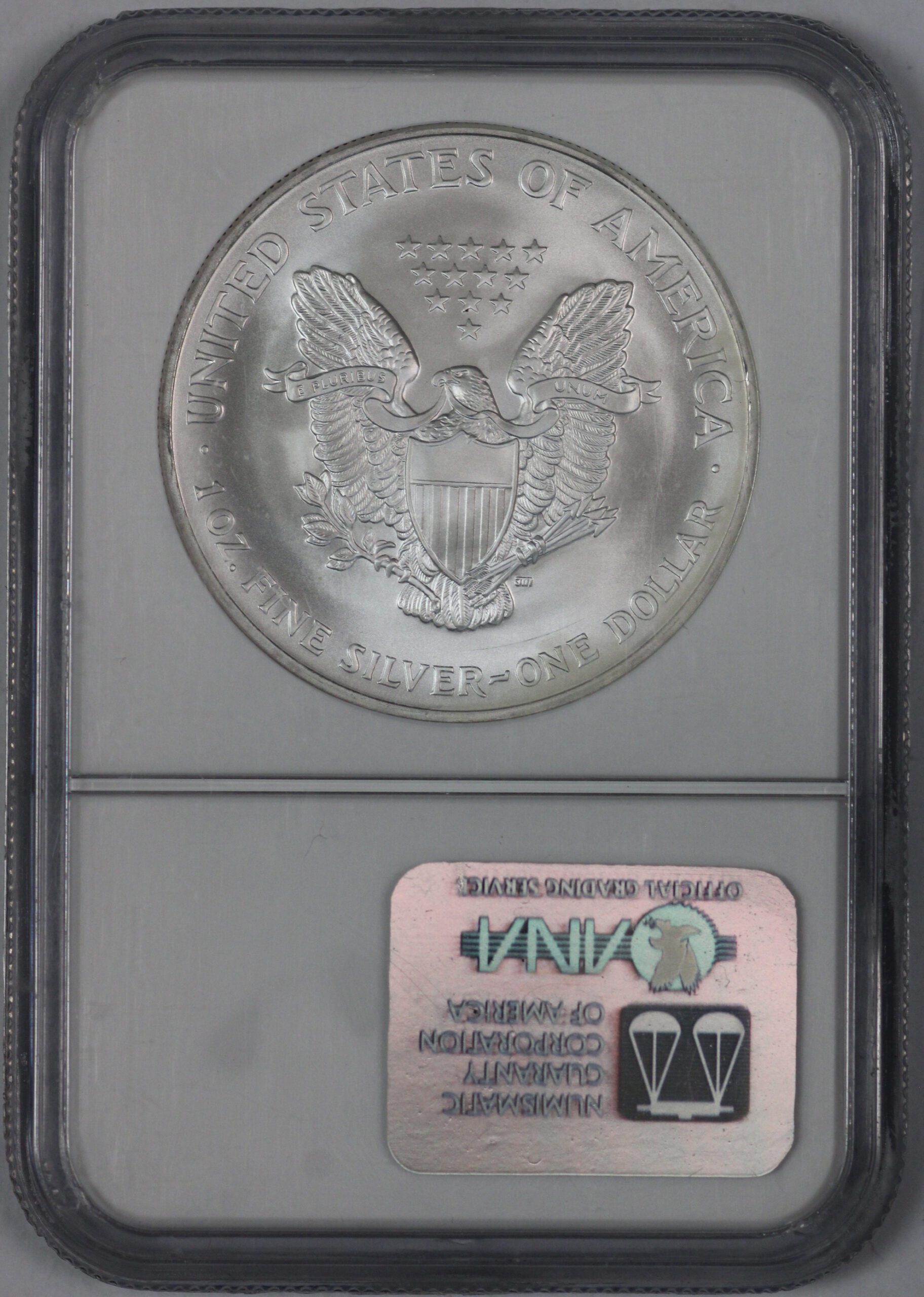 Auction - 2003 American Silver Eagle NGC MS69 - Light Toning - Image 2