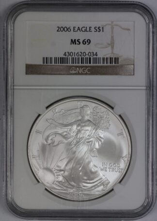 Auction - 2006 American Silver Eagle NGC MS69