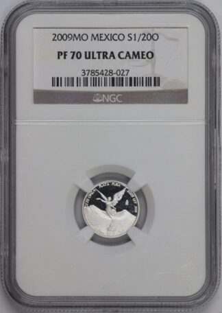 Auction - 2009 MO Mexico Silver 1/20 O PF70 Ultra Cameo