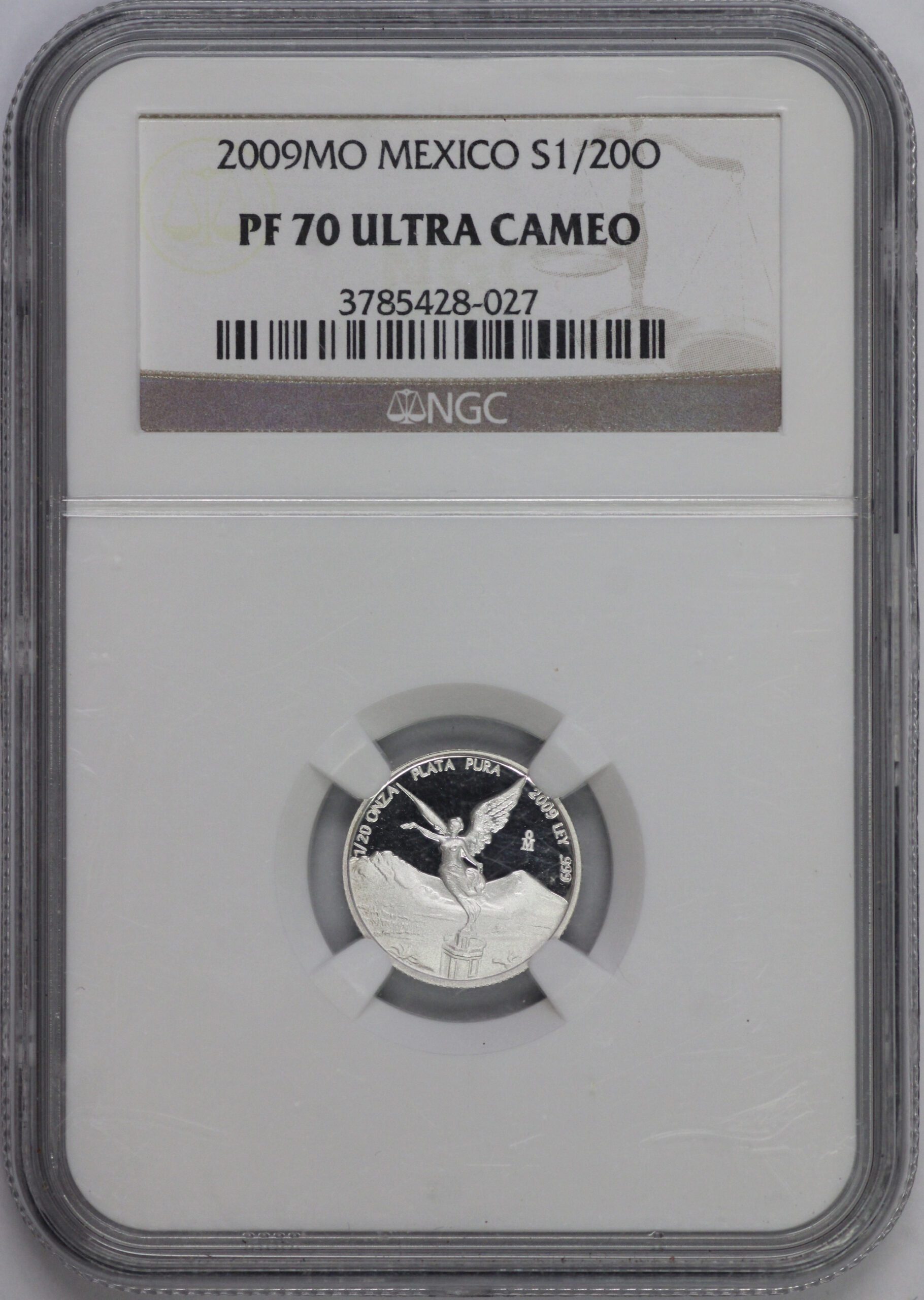 Auction - 2009 MO Mexico Silver 1/20 O PF70 Ultra Cameo